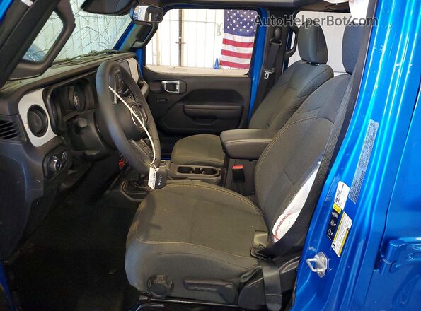 1C4PJXDG0TW181226 2026 JEEP WRANGLER Синий Вид салона спереди