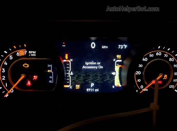 1C4PJXDG0TW181226 2026 JEEP WRANGLER Синий Вид щитка приборов