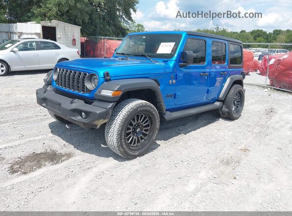 1C4PJXDG3SW627528 2025 JEEP WRANGLER Blue Przód lewy