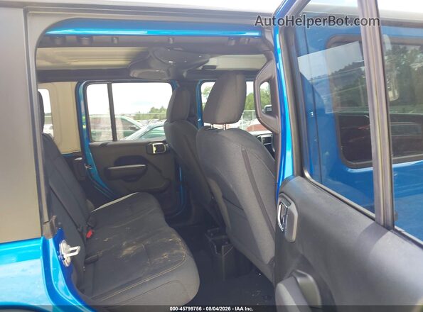 1C4PJXDG3SW627528 2025 JEEP WRANGLER Blue Widok naklejki z numerem VIN