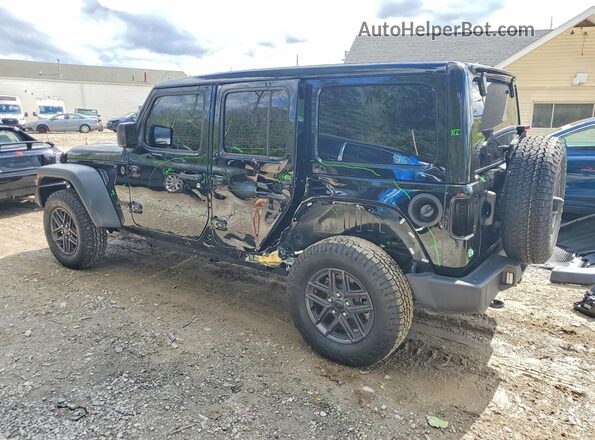 1C4PJXDG3SW654910 2025 JEEP WRANGLER Black უკანა მარცხენა
