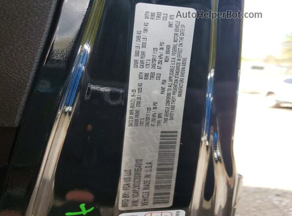 1C4PJXDG3SW654910 2025 JEEP WRANGLER Black VIN კოდის სტიკერის ხედი