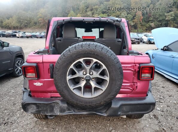 1C4PJXDG4RW338863 2024 JEEP WRANGLER Pink Rear view