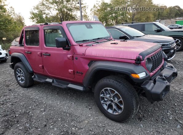 1C4PJXDG4RW338863 2024 JEEP WRANGLER Pink Front right