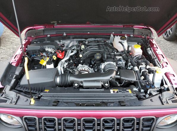 1C4PJXDG4RW338863 2024 JEEP WRANGLER Pink Engine compartment view