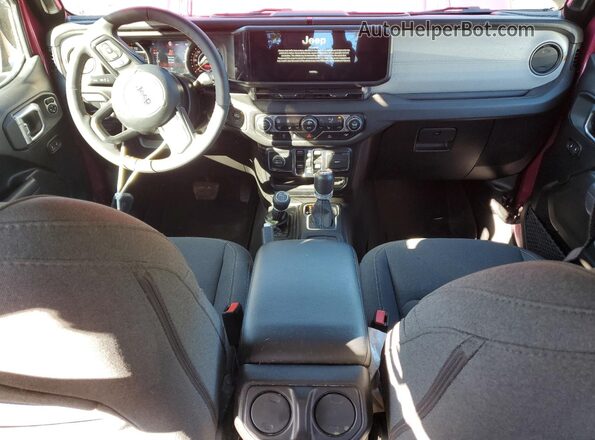 1C4PJXDG4RW338863 2024 JEEP WRANGLER Pink Dashboard view