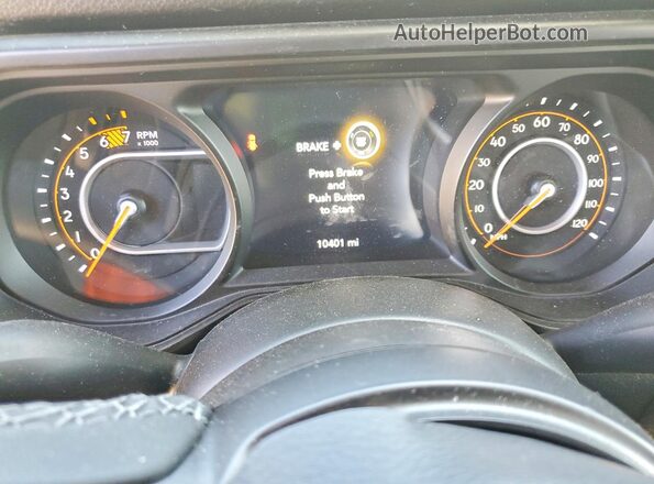 1C4PJXDG4SW648503 2025 JEEP WRANGLER Black Vista del cuadro de instrumentos