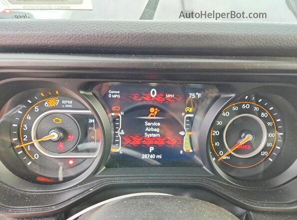 1C4PJXDG5RW244040 2024 JEEP WRANGLER Black Вид щитка приладів