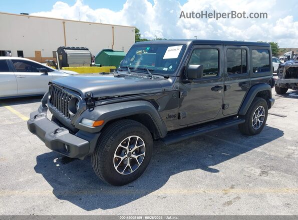 1C4PJXDG6RW301264 2024 JEEP WRANGLER Серый Передняя левая четверть