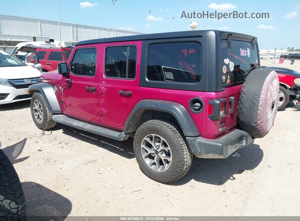 1C4PJXDG6RW326228 2024 JEEP WRANGLER Pink Trasero izquierdo