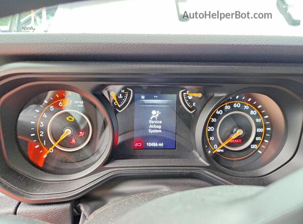 1C4PJXDG8SW618467 2025 JEEP WRANGLER Gray Вид щитка приладів