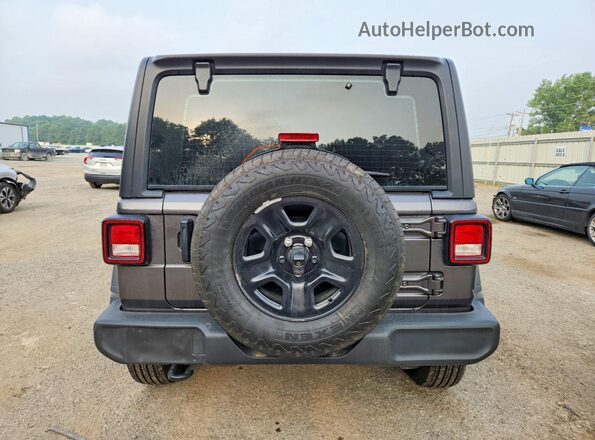 1C4PJXDG8SW618467 2025 JEEP WRANGLER Gray Вид ззаду