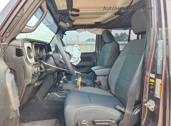 1C4PJXDG8SW618467 2025 JEEP WRANGLER Gray Вид салону спереду