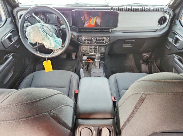 1C4PJXDG8SW618467 2025 JEEP WRANGLER Gray Вид панелі приладів