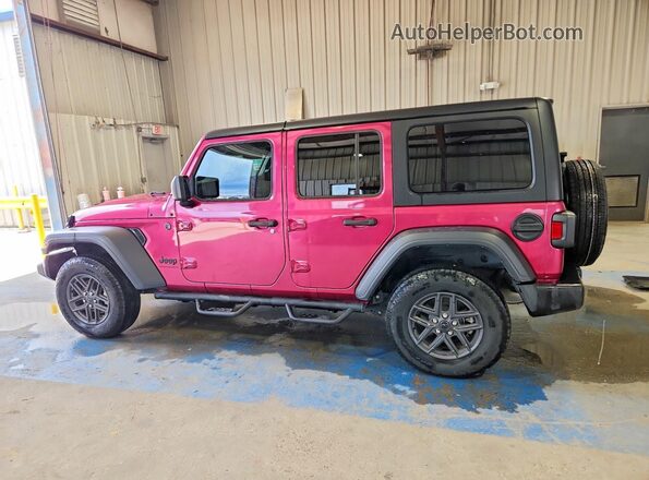 1C4PJXDG9RW350619 2024 JEEP WRANGLER Pink Задня ліва чверть