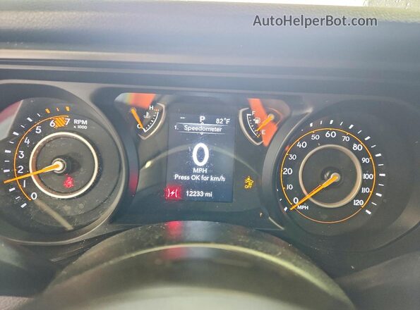1C4PJXDG9RW350619 2024 JEEP WRANGLER Pink Вид щитка приладів