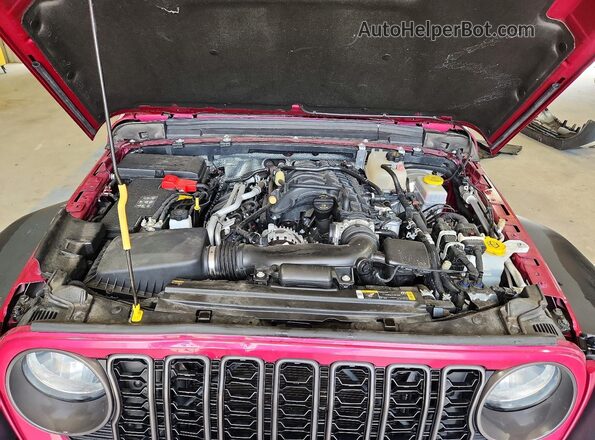 1C4PJXDG9RW350619 2024 JEEP WRANGLER Pink Вид підкапотного простору