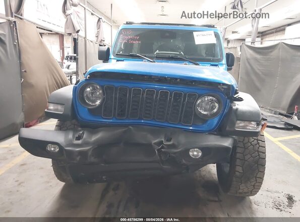 1C4PJXDG9SW619515 2025 JEEP WRANGLER Blue წინა პანელის ხედი