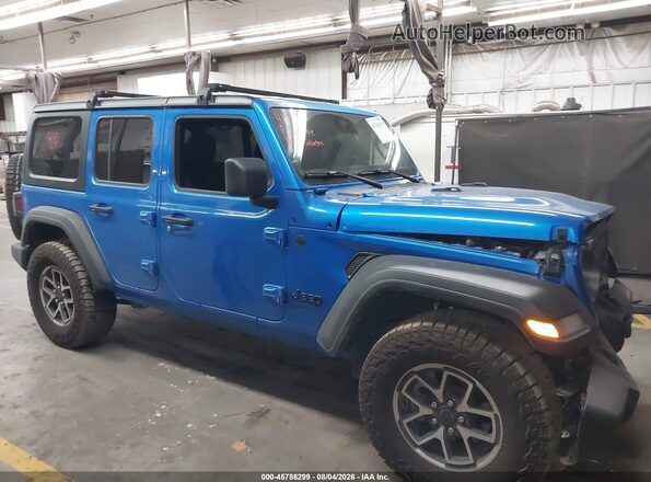 1C4PJXDG9SW619515 2025 JEEP WRANGLER Blue ხელსაწყოთა პანელის ხედი