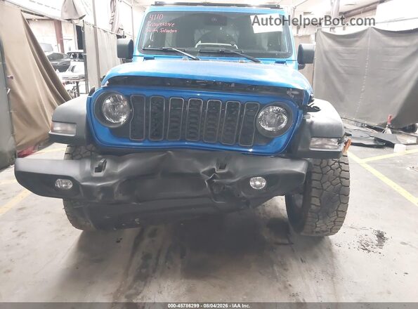 1C4PJXDG9SW619515 2025 JEEP WRANGLER Blue წინა ხედი