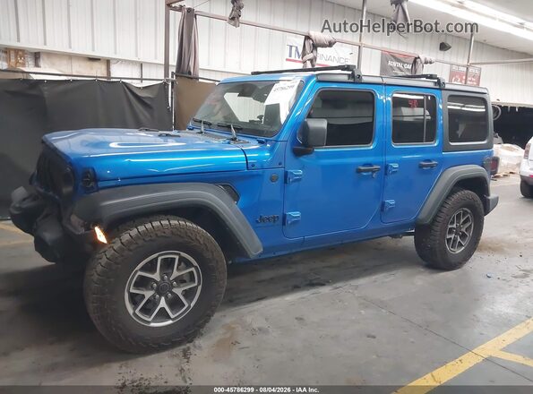 1C4PJXDG9SW619515 2025 JEEP WRANGLER Blue უკანა სალონის ხედი