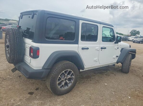 1C4PJXDG9SW619661 2025 JEEP WRANGLER Белый Задняя правая четверть