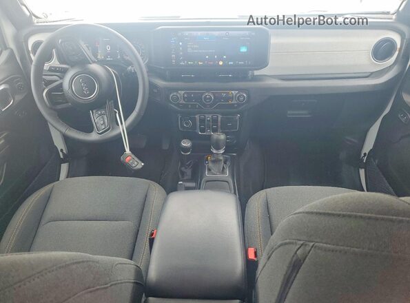 1C4PJXDG9SW619661 2025 JEEP WRANGLER Белый Вид панели приборов