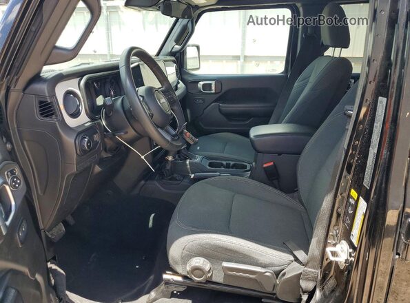 1C4PJXDN0RW214717 2024 JEEP WRANGLER Black Front interior view
