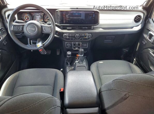 1C4PJXDN0RW214717 2024 JEEP WRANGLER Black Dashboard view