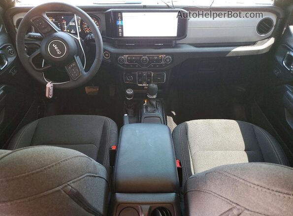 1C4PJXDN0SW616419 2025 JEEP WRANGLER Charcoal Widok deski rozdzielczej
