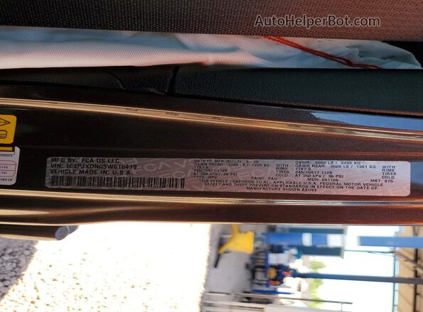 1C4PJXDN0SW616419 2025 JEEP WRANGLER Charcoal Widok naklejki z numerem VIN