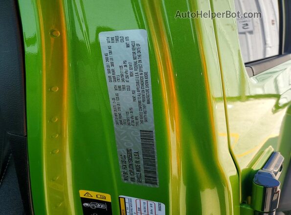 1C4PJXDN1SW553282 2025 JEEP WRANGLER Green VIN կոդի պիտակի տեսք