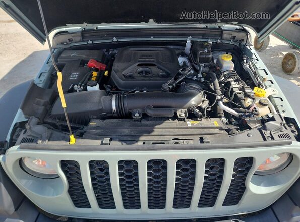 1C4PJXDN3RW157672 2024 JEEP WRANGLER Gray Vista del compartimento del motor