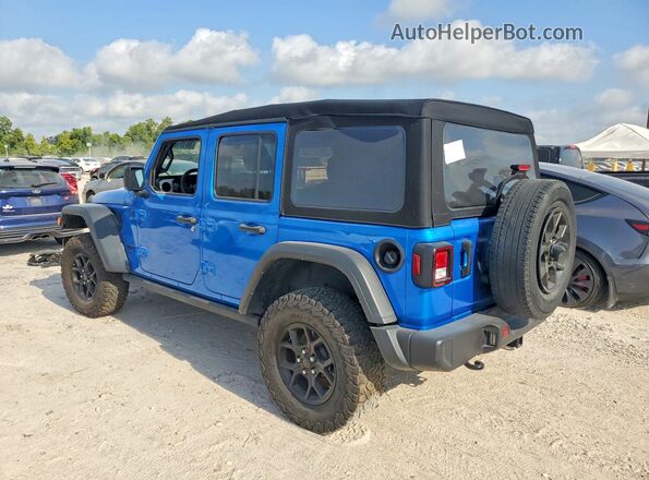 1C4PJXDN5RW159164 2024 JEEP WRANGLER Blue Tył lewy