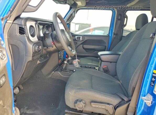1C4PJXDN5RW159164 2024 JEEP WRANGLER Blue Widok wnętrza z przodu