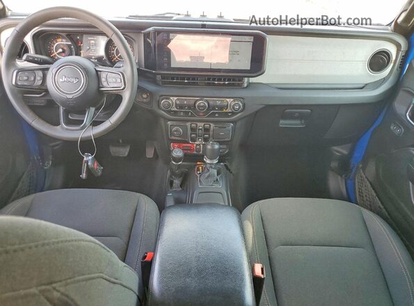 1C4PJXDN5RW159164 2024 JEEP WRANGLER Blue Widok deski rozdzielczej