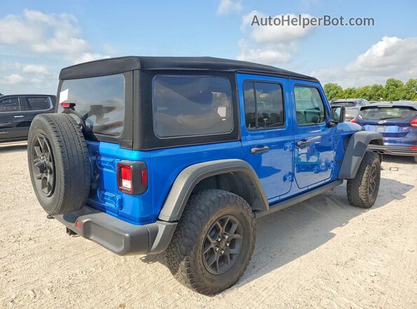 1C4PJXDN5RW159164 2024 JEEP WRANGLER Blue Tył prawy