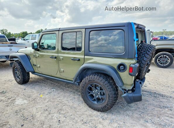 1C4PJXDN6SW508824 2025 JEEP WRANGLER Зеленый Задняя левая четверть