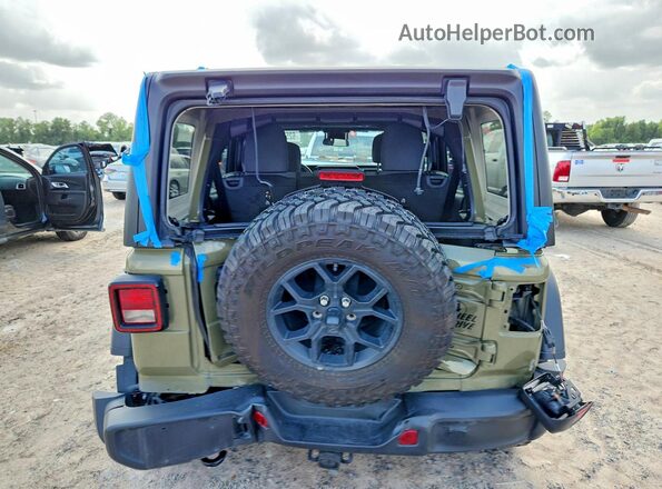 1C4PJXDN6SW508824 2025 JEEP WRANGLER Зеленый Вид сзади