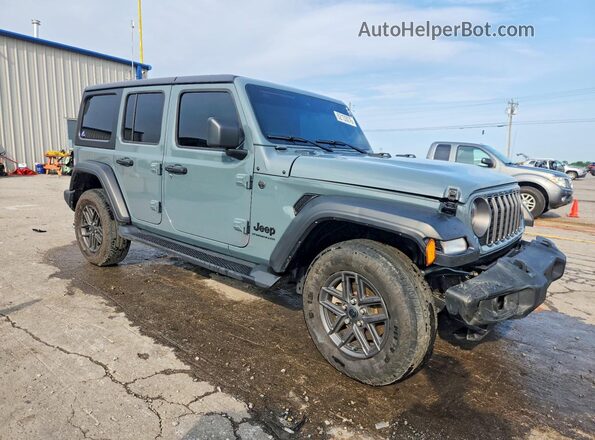 1C4PJXDN6SW539054 2025 JEEP WRANGLER Серый Передняя правая четверть