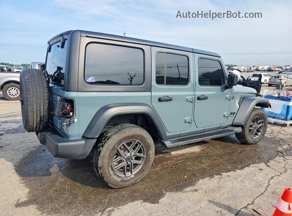 1C4PJXDN6SW539054 2025 JEEP WRANGLER Серый Задняя правая четверть