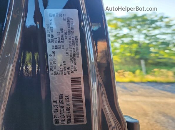 1C4PJXDN8TW223785 2026 JEEP WRANGLER Серый Вид наклейки с VIN-кодом