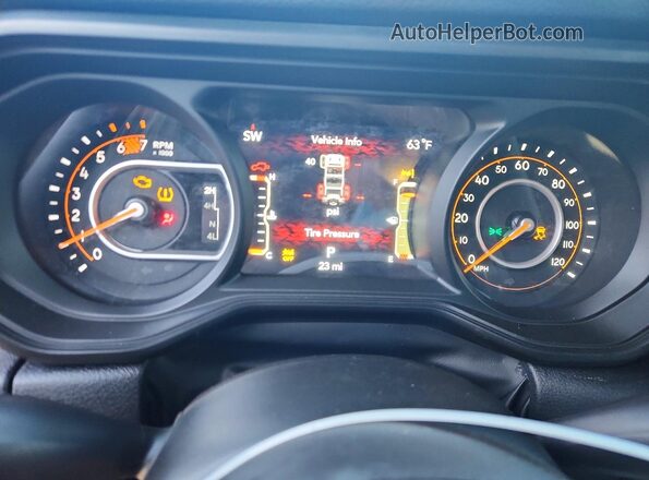 1C4PJXDN8TW223785 2026 JEEP WRANGLER Серый Вид щитка приборов