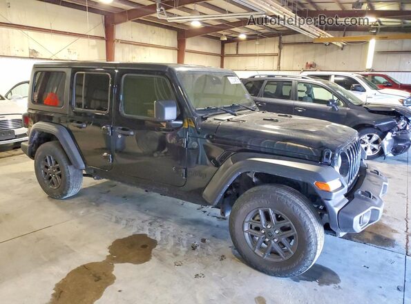 1C4PJXDN9RW107746 2024 JEEP WRANGLER Черный Передняя правая четверть