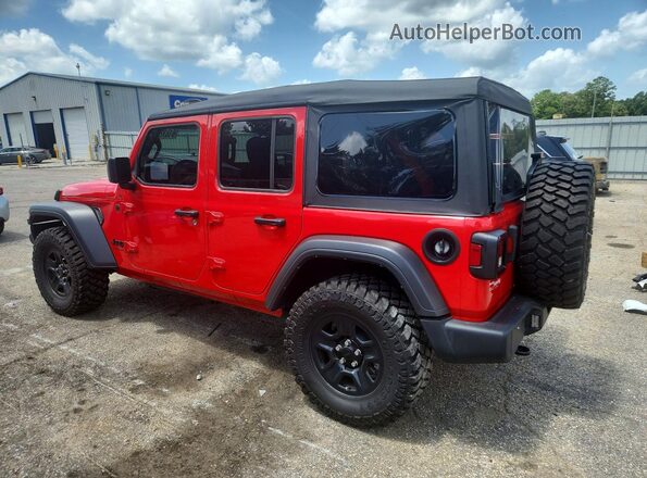 1C4PJXDN9SW581217 2025 JEEP WRANGLER Red Задня ліва чверть
