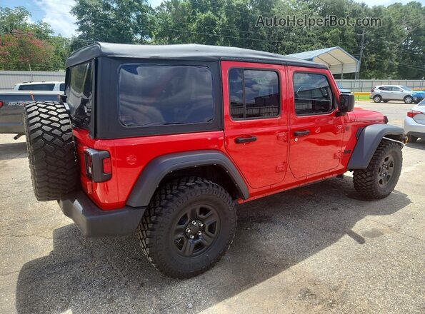 1C4PJXDN9SW581217 2025 JEEP WRANGLER Red Задня права чверть