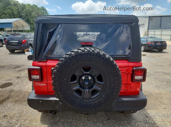 1C4PJXDN9SW581217 2025 JEEP WRANGLER Red Вид ззаду