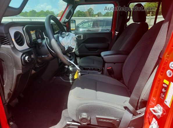 1C4PJXDN9SW581217 2025 JEEP WRANGLER Red Вид салону спереду