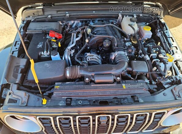 1C4PJXEG2SW635781 2025 JEEP WRANGLER Black Вид підкапотного простору