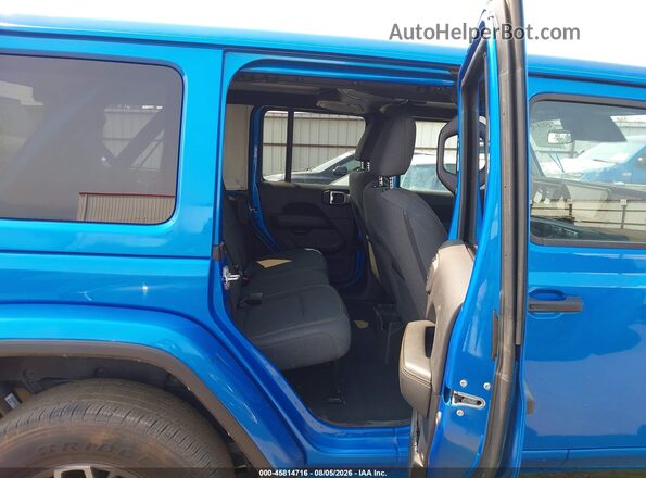 1C4PJXEN2SW645516 2025 JEEP WRANGLER Blue VIN կոդի պիտակի տեսք